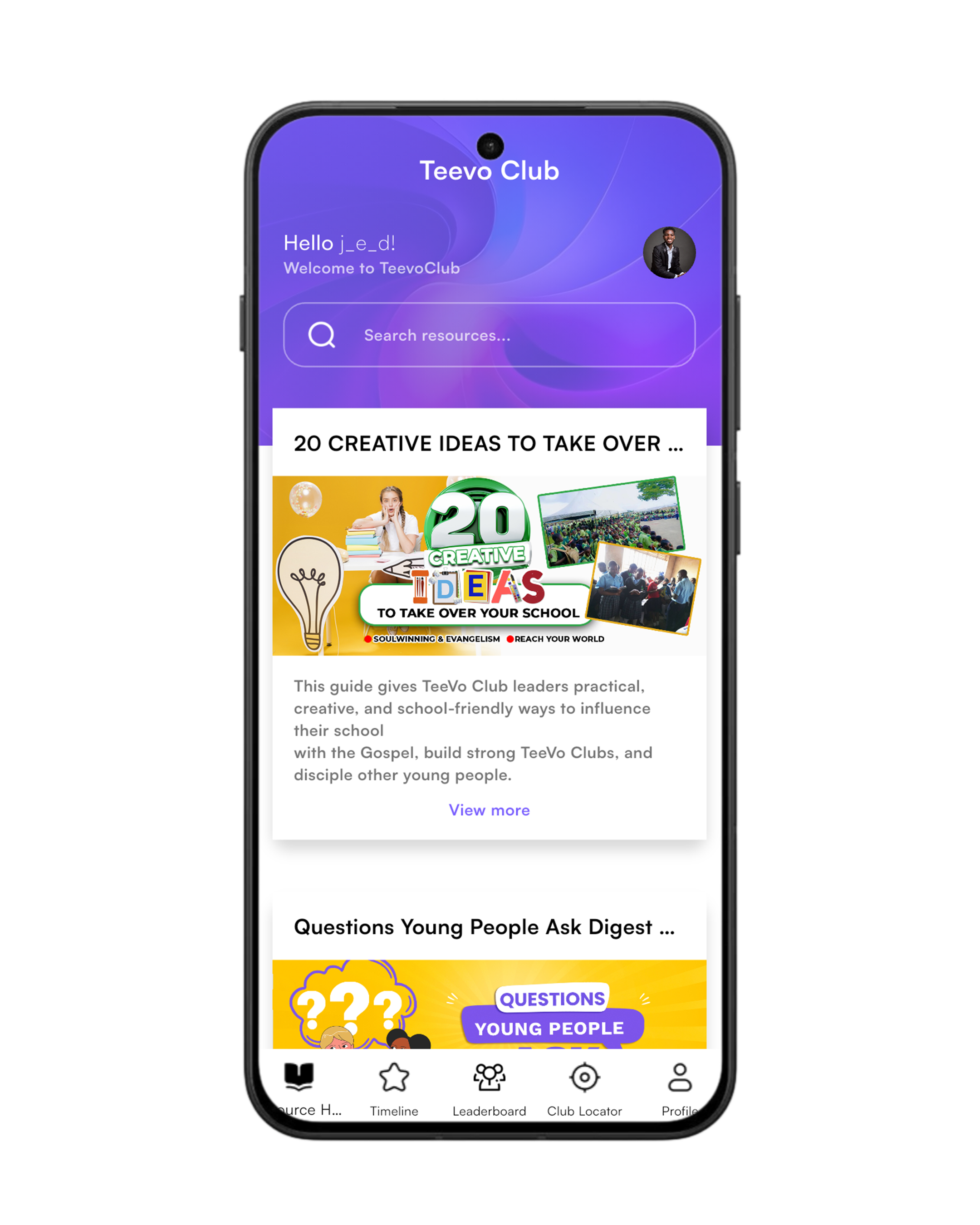 TeeVo Club App
